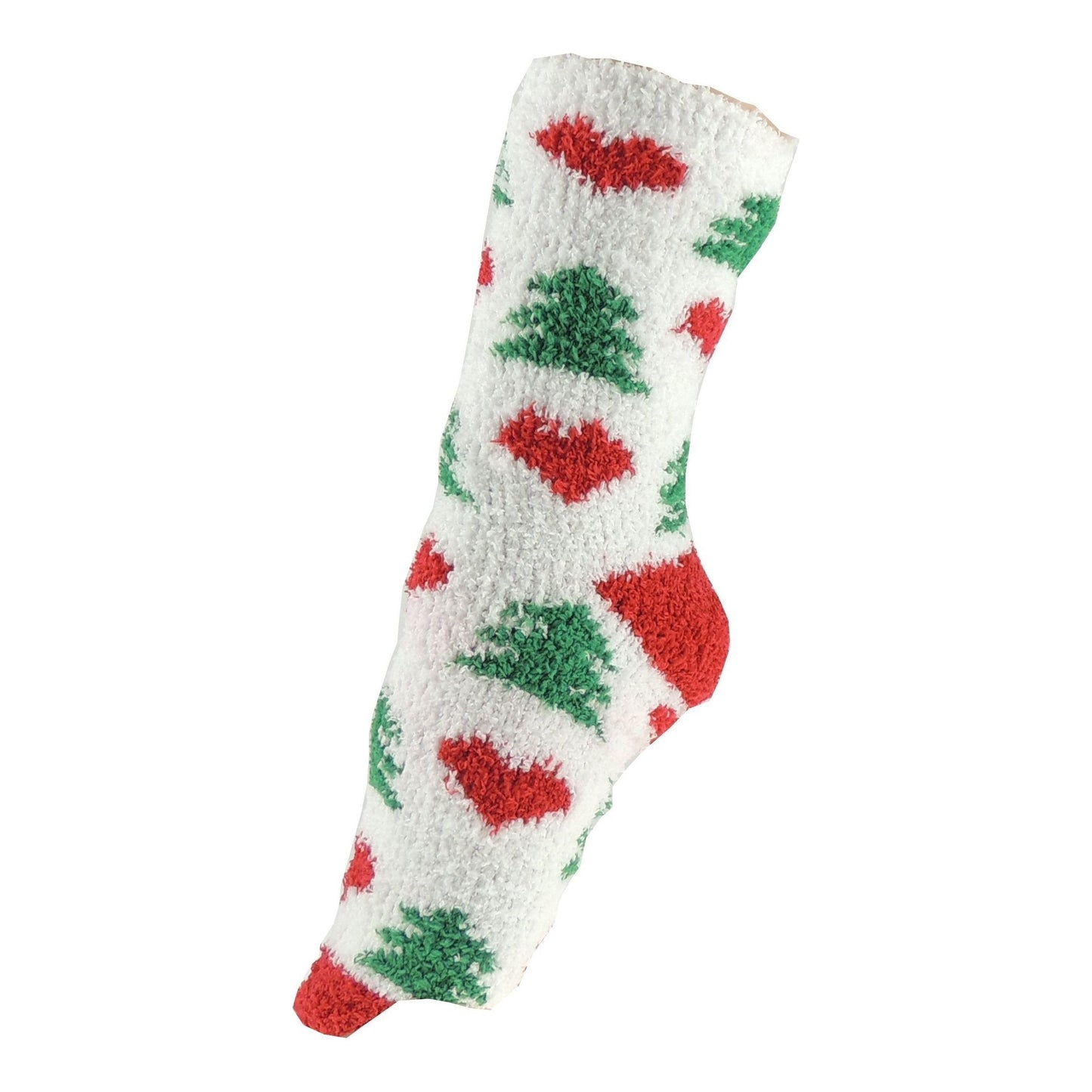 Festive Ladies Soft & Cosy Christmas Feather Bed Slipper Socks UK4-8