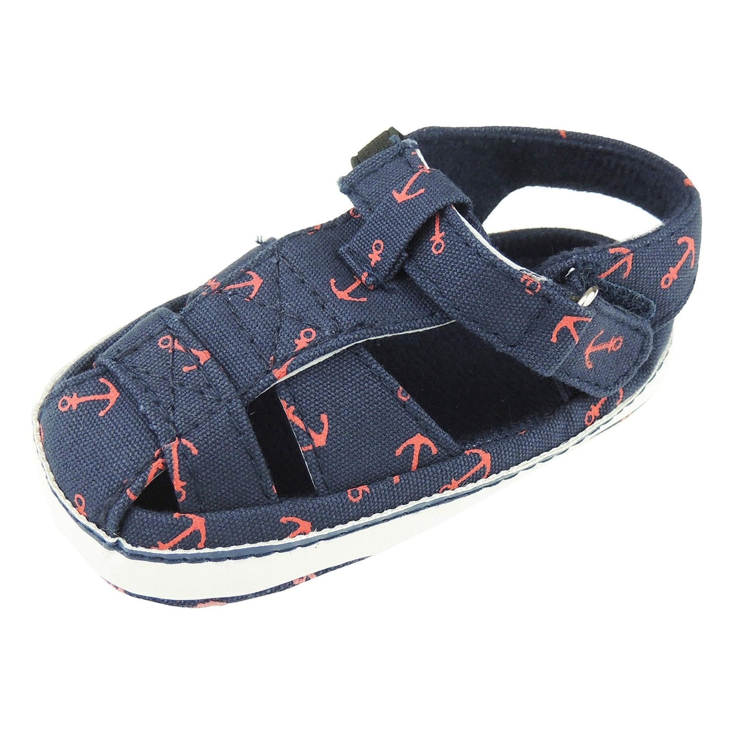 Adorable Baby Boys Summer Beach Holiday Sandals Shoes Naval Anchor Sea