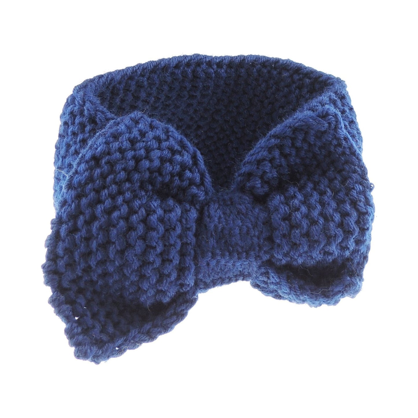 Ladies Warm Winter Knit Bow Detail Headband Wrap Ear Muffs