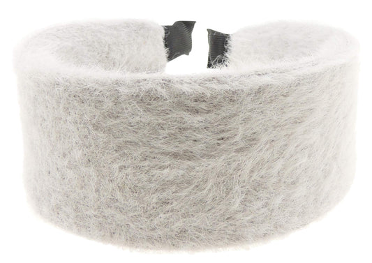 Small Head Ladies Fuzzy Furry Wool Look Wide Headband Alice Band (Grey)