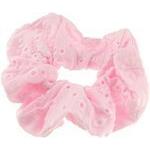 Girls Ladies Summer Essential Broderie Anglais Classic Pastel Hair Scrunchie Tie