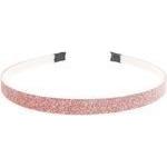 Girls Glitter Party Wedding Ribbon 1cm Covered White Headband Alice Band