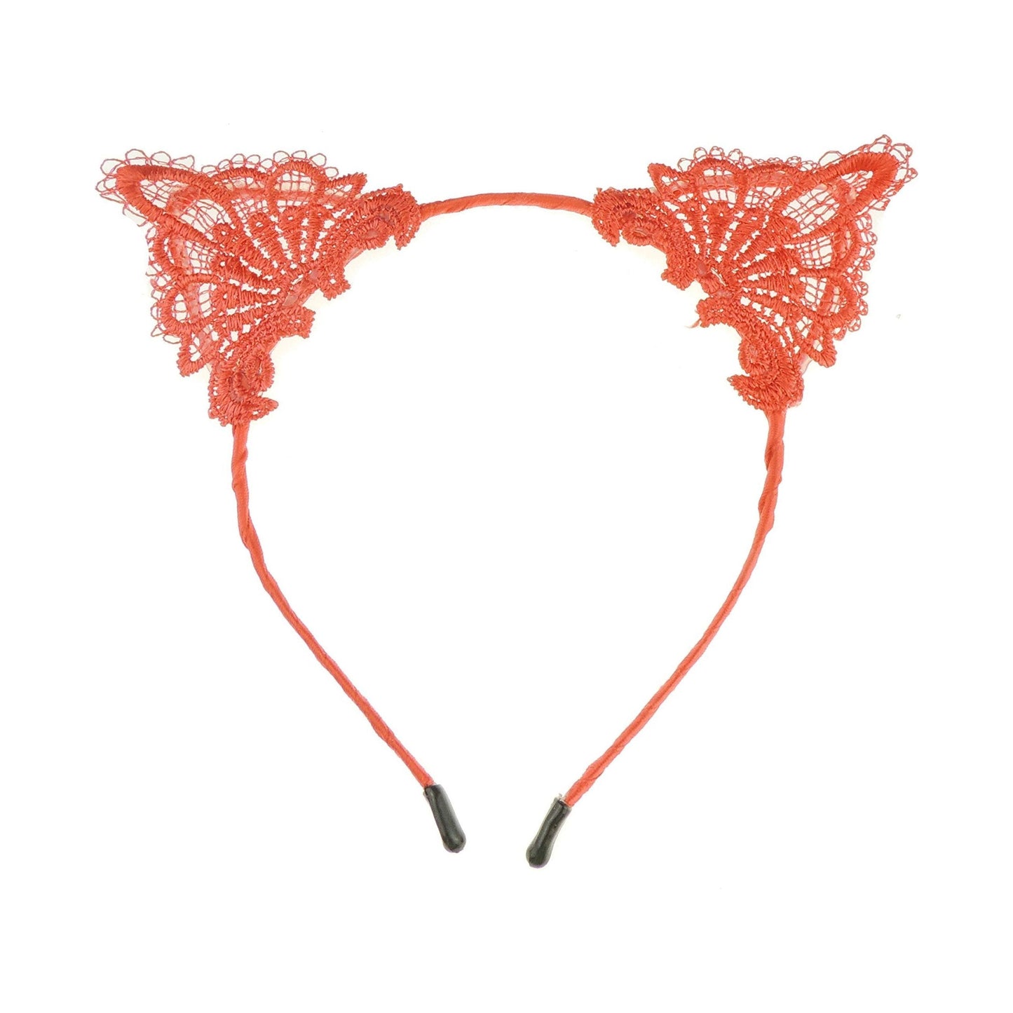 Girls Ladies Fancy Dress Lace Party Deeley Bopper Headband Cat Ears