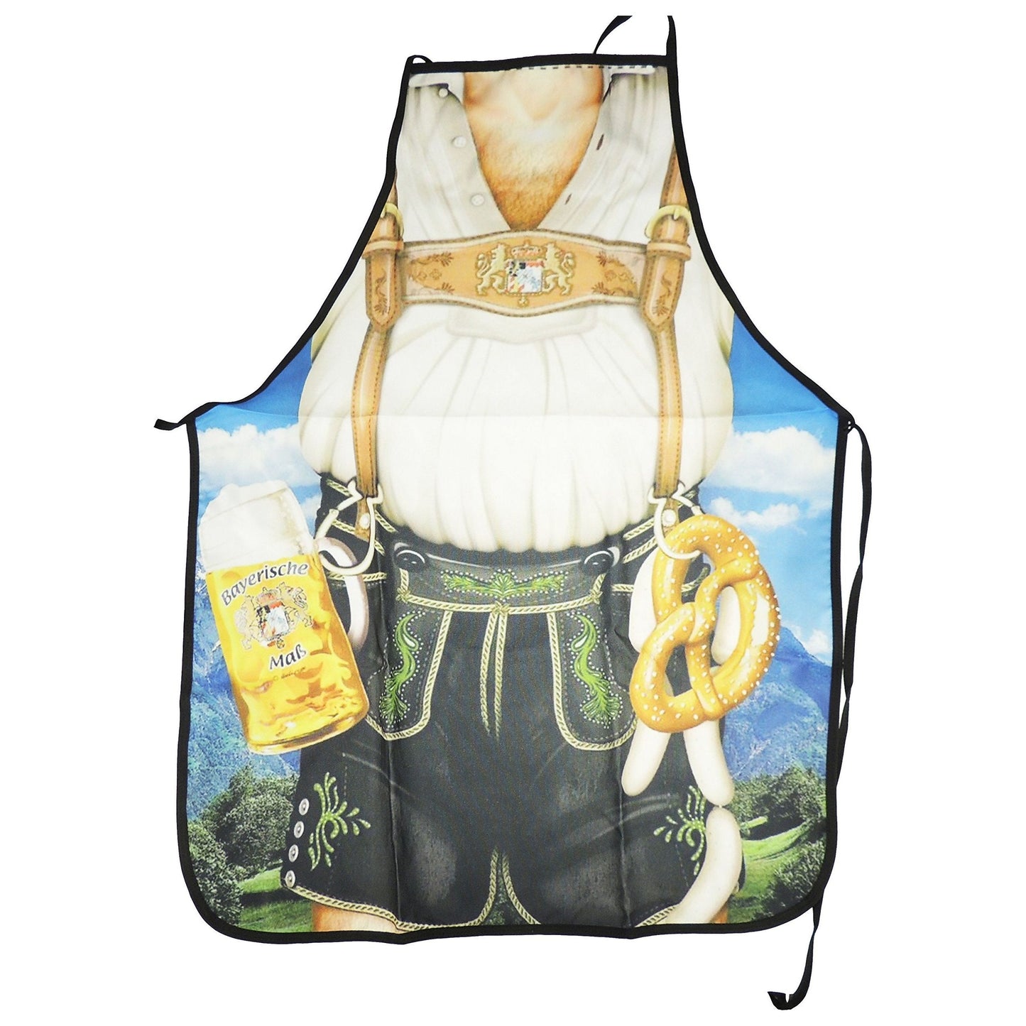 Glamour Girlz Mens Womens Chef Kitchen Cooking Baking BBQ Rude Joke Naughty Funny Novelty Present Stag Do Party Gift Pinny Pinafore Apron Birthday Christmas Traditional German Beer Waiter Lederhosen