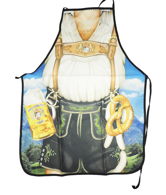 Glamour Girlz Mens Womens Chef Kitchen Cooking Baking BBQ Rude Joke Naughty Funny Novelty Present Stag Do Party Gift Pinny Pinafore Apron Birthday Christmas Traditional German Beer Waiter Lederhosen