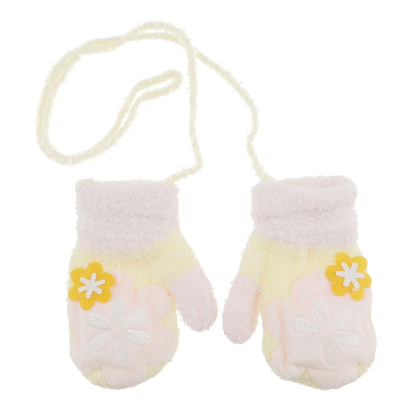 Adorable Super Soft Baby Girls Boys Warm Winter Mittens 1-2 Years