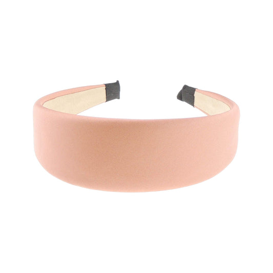 Ladies Wide Satin Block Colour Headband Alice Band