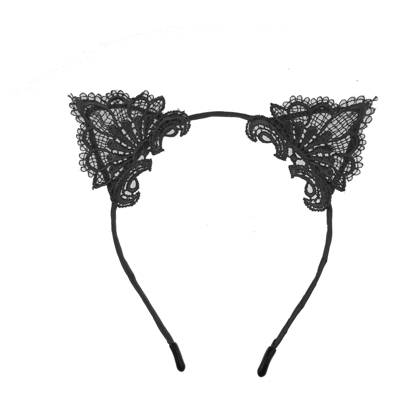 Girls Ladies Fancy Dress Lace Party Deeley Bopper Headband Cat Ears