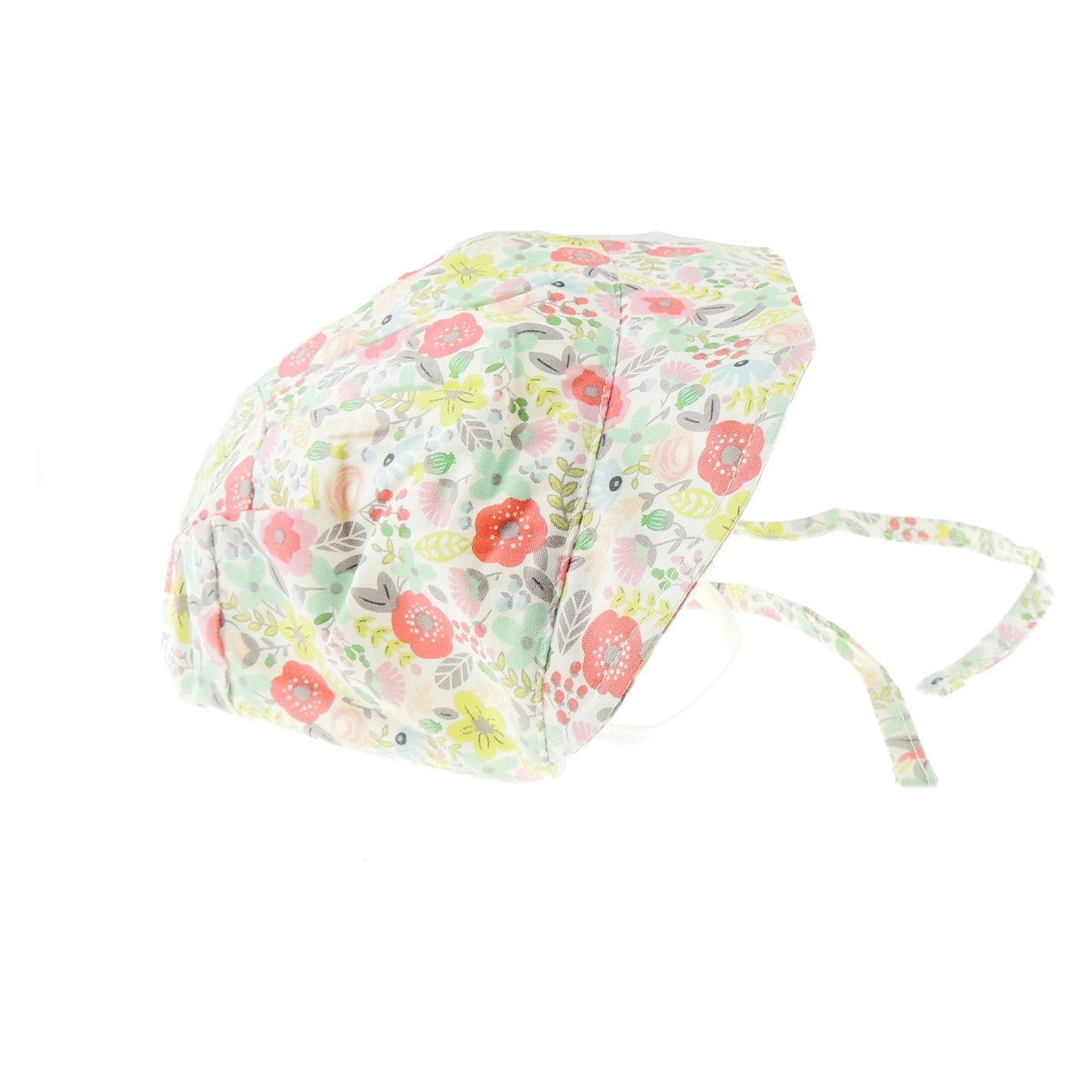 Cute Baby Girls Babies Infant Foldable Kids Newborn Cotton Pattern Peak Brim Bonnet Beanie Bucket Summer Beach Sunhat Sun Protection Cloche Floral Hat 9 12 15 18 9-18 Months