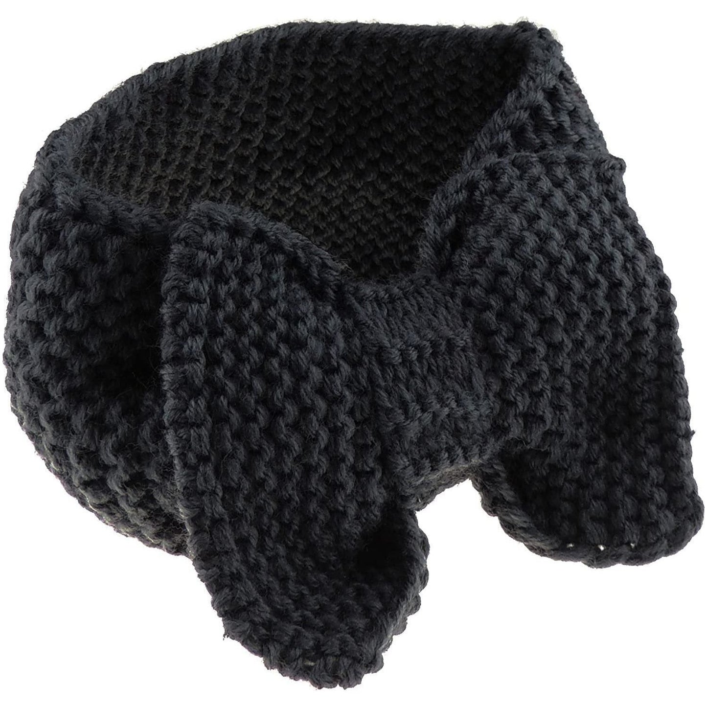 Ladies Warm Winter Knit Bow Detail Headband Wrap Ear Muffs