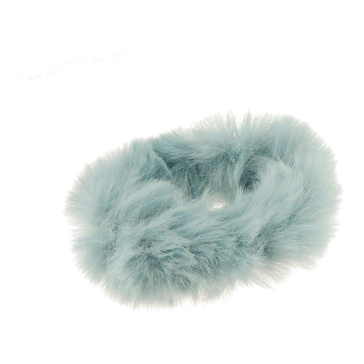 Cute Womens Girls Soft Plush Faux Fur Fabric Winter Sleep Christmas Birthday Wedding Bridesmaid Party Ponio Tie Elastic Accessories Bobbles Ponytail Holder Band Hair Scrunchie