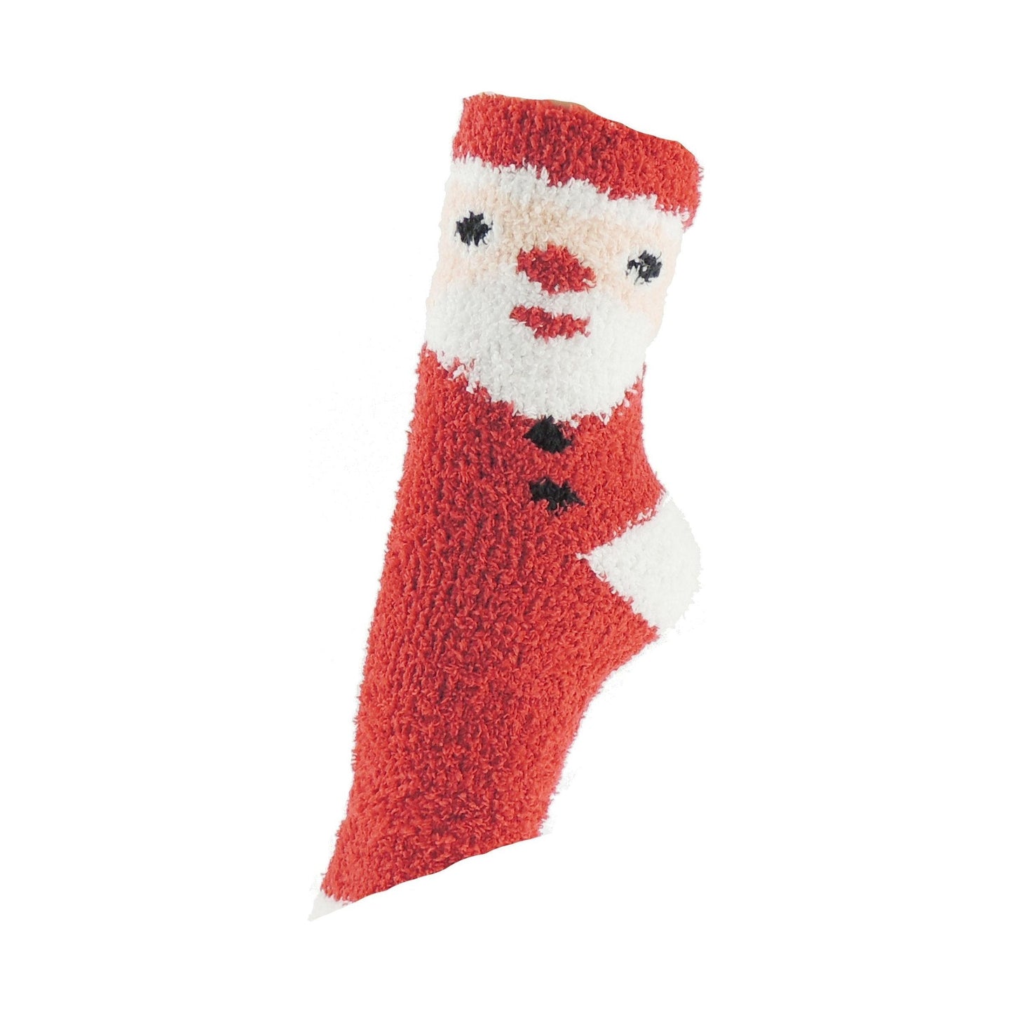 Festive Ladies Soft & Cosy Christmas Feather Bed Slipper Socks UK4-8