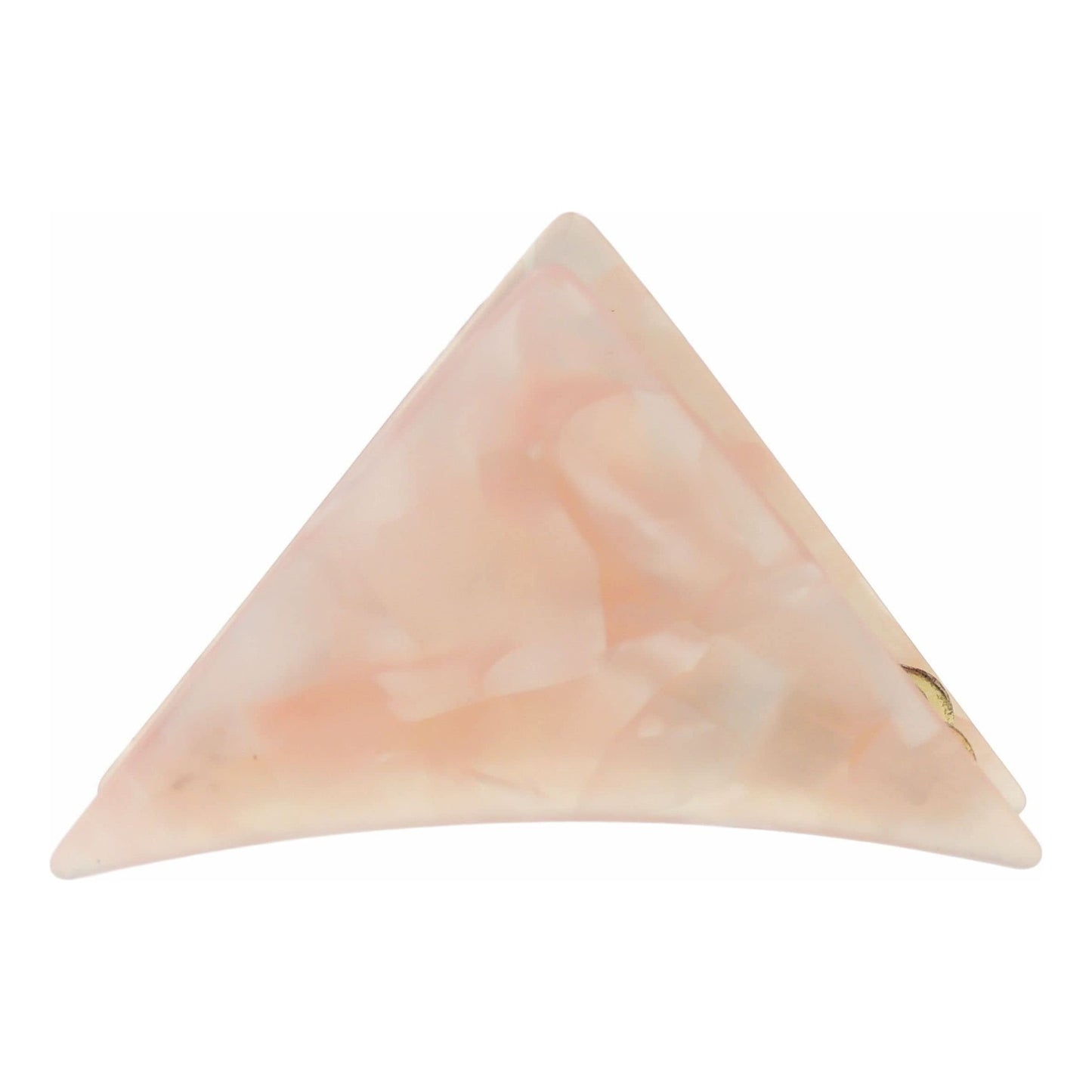 Ladies Geometric Triangle Small Marble Look Hair Claw Clamp Clip