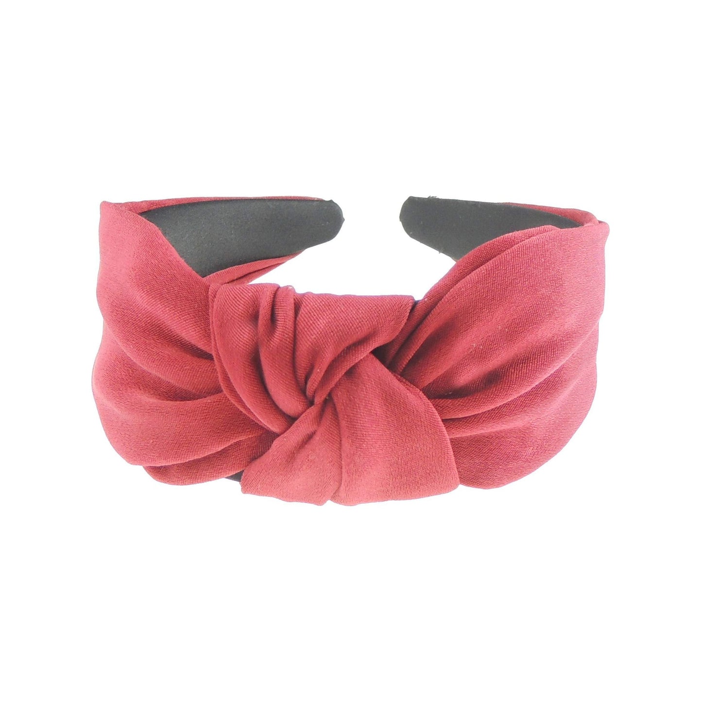 Womens Satin Evening Fancy Top Knot Knotted Twist Twisted Turban Wide Thick Fashion Formal Headband Alice Band Hair Accessories Hairband Christmas Birthday Wedding Bridesmaid Party