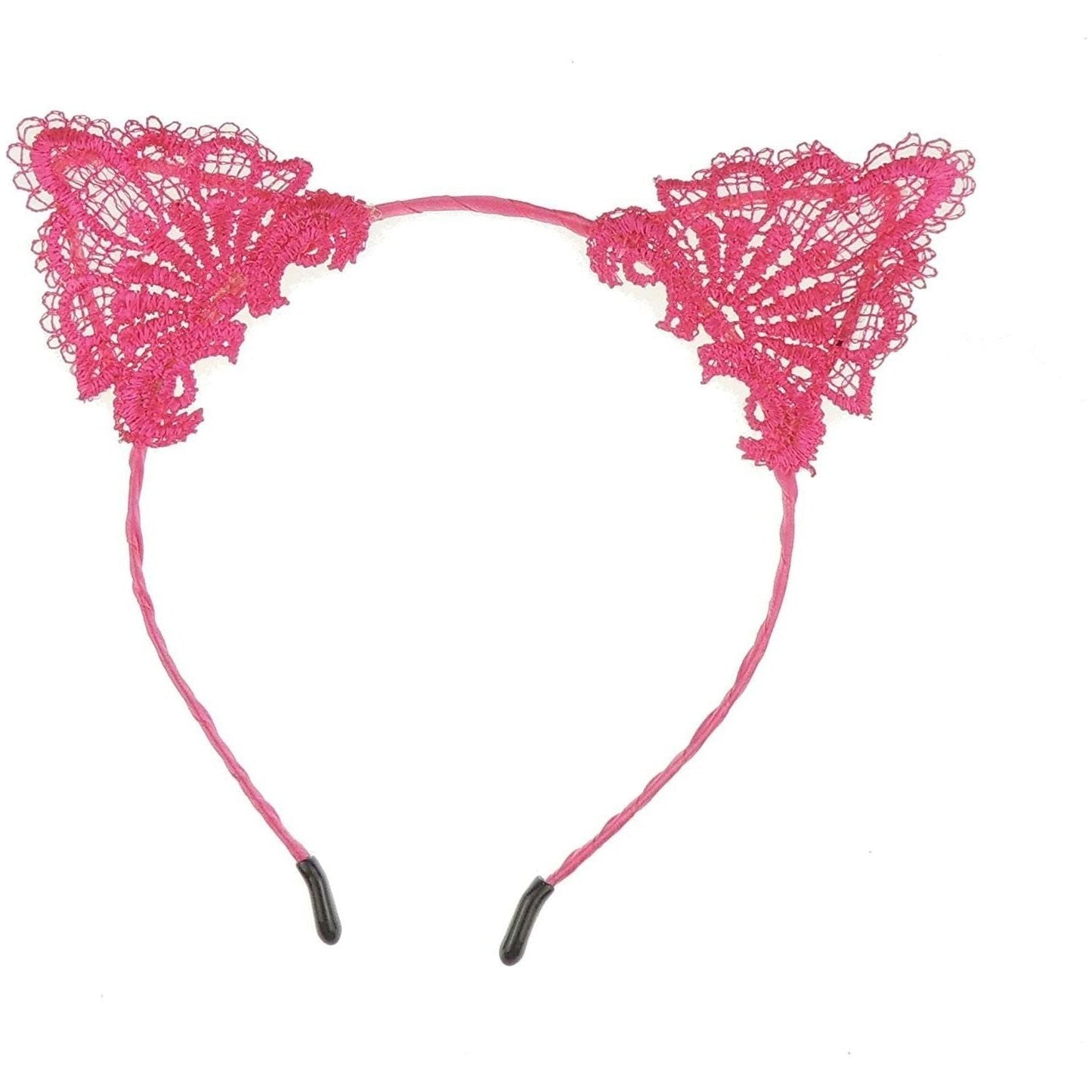 Girls Ladies Fancy Dress Lace Party Deeley Bopper Headband Cat Ears