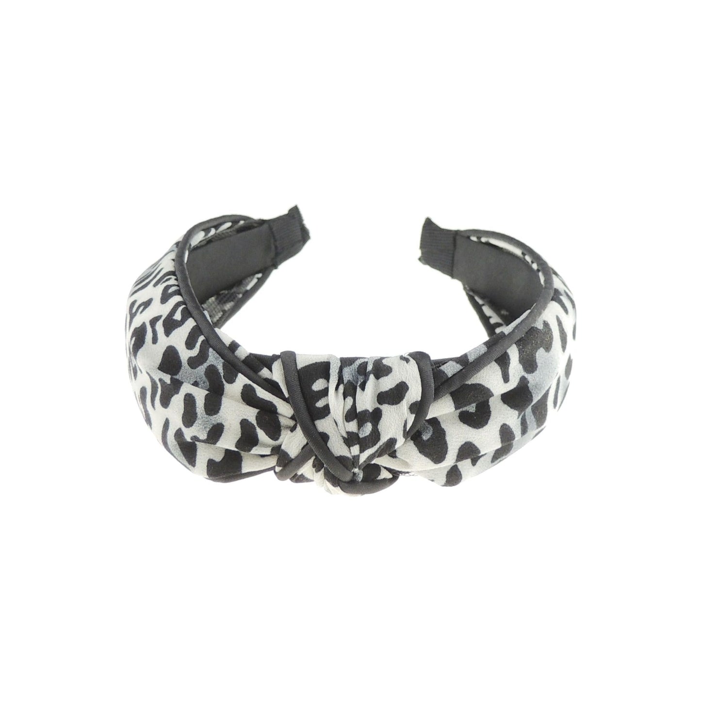 Women Girls Draped Top Knot Chiffon Headband Alice Band Animal Print