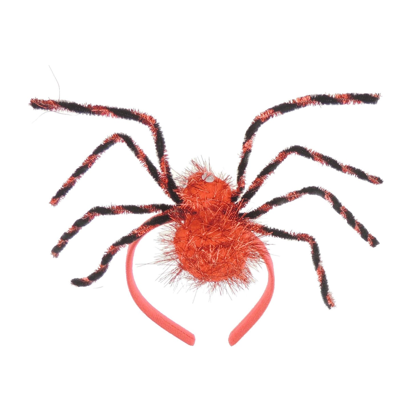 Sparkly Unisex Women Men Fluffy Halloween Fancy Dress Party Dinner Costume Outfit Headband Hair Hoop Alice Band Hairband Deeley Deely Springs Bopper Red Spider