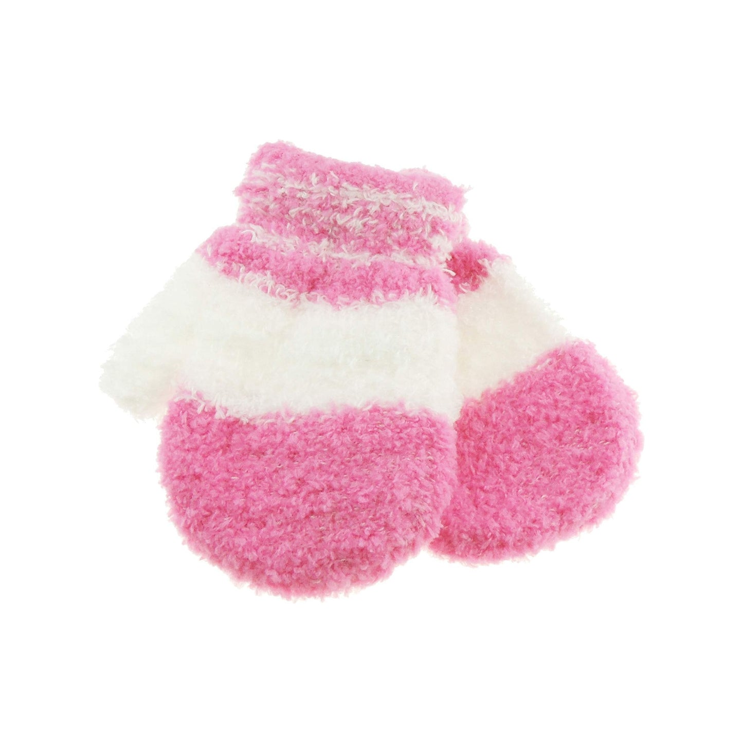 Soft Baby Girls Boys Kids Toddler Children Babies Knit Fleece Feather Thermal Warm Winter Outdoor Stay On Gloves Stripe Colour Mitts Mittens 6 9 Months 1 2 Years