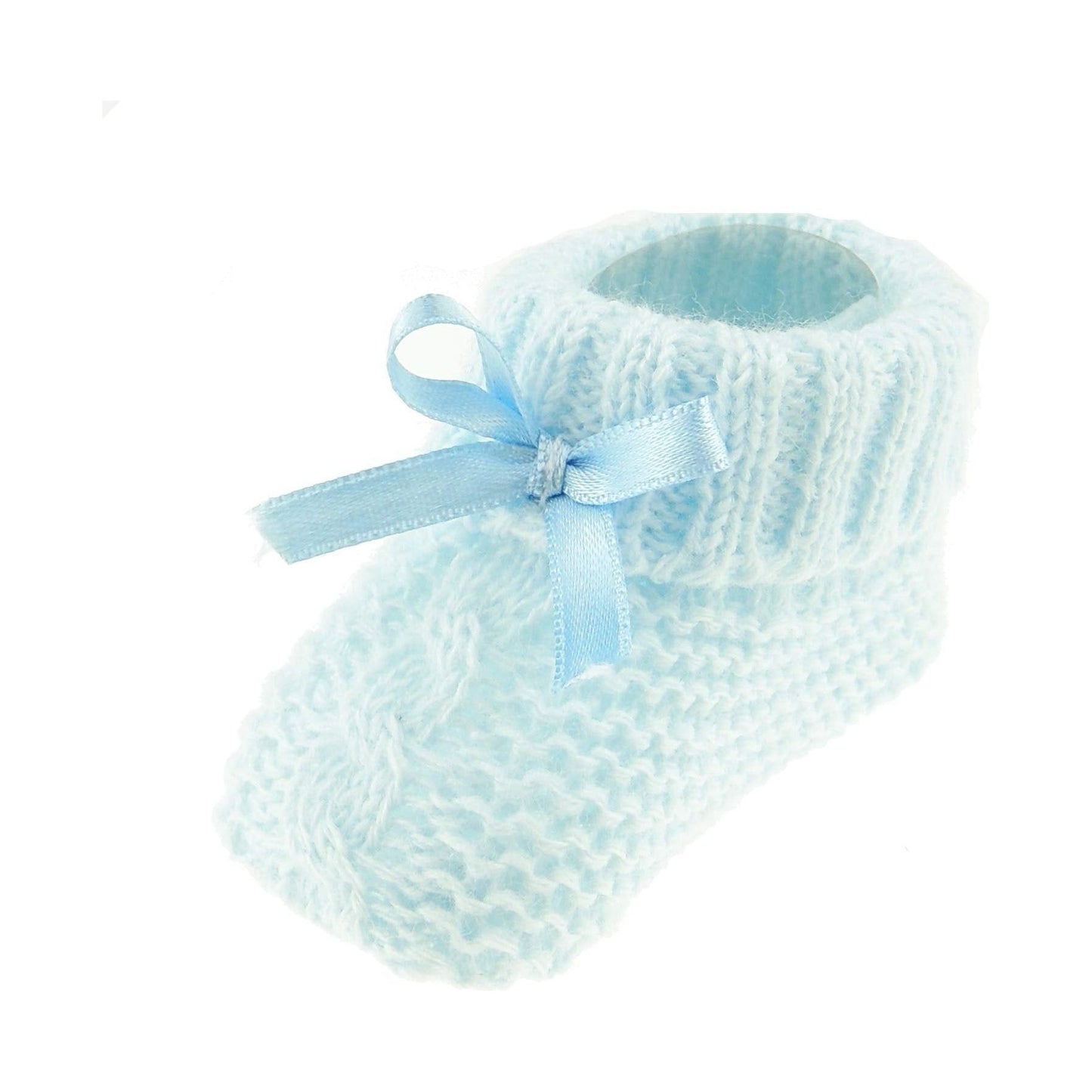 Soft Warm Infant Newborn Baby Babies Girls Boys Cable Knit Knitted Crochet Pram Cot Plain Slippers Socks Christmas Booties Bootees Shower Gift Essentials 0-3 Months