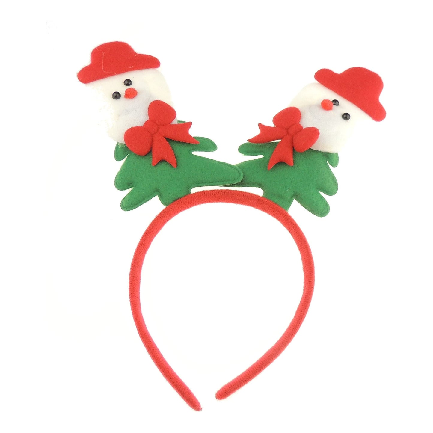 Unisex Womens Mens Festive Christmas Nativity Costume Outfit Party Headband Hair Hoop Alice Band Hairband Deeley Deely Springs Bopper Plush Snowman Santa Claus Hat Tree