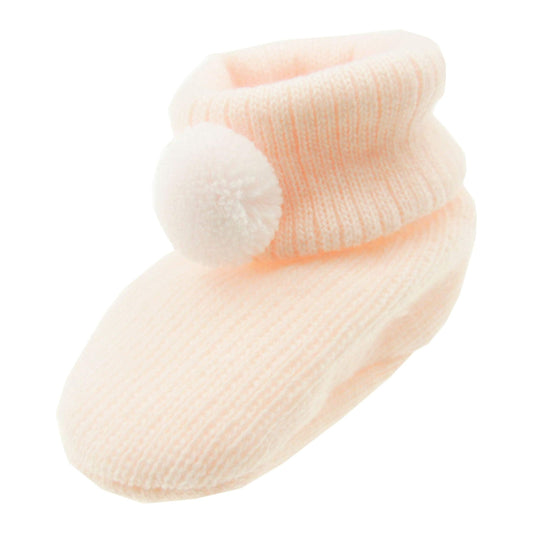 Cute Newborn Baby Girls Boys Socks Booties Pom Pom