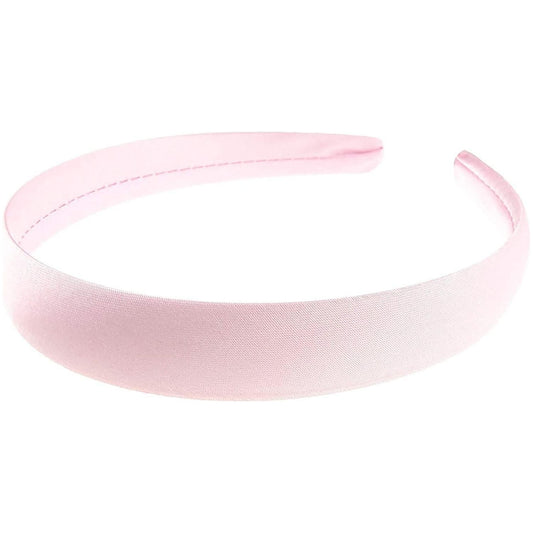 Girls School Party Satin Covered 2cm Hair Headband Alice Band