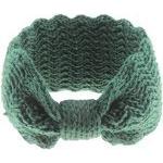 Cute Womens Chunky Ribbed Fashion Winter Woolen Warm Apres Ski Knit Knitted Crochet Fluffy Twist Turban Knotted Knot Earmuffs Ear Warmer Headwear Hairband Headband Headwrap