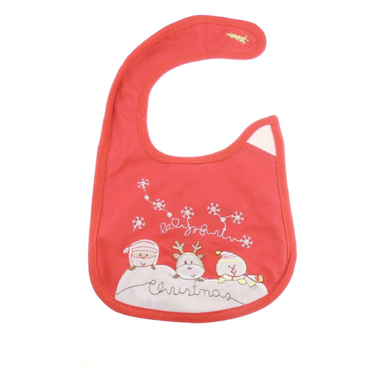 Cute Unisex Baby Girls Boys Babies Newborn 3 6 9 Months Essentials Infant Childrens Kids Everyday Feeding Weaning Teething Bandana Burp Cloth Dribble Bib My First Christmas Snowman Santa Reindeer