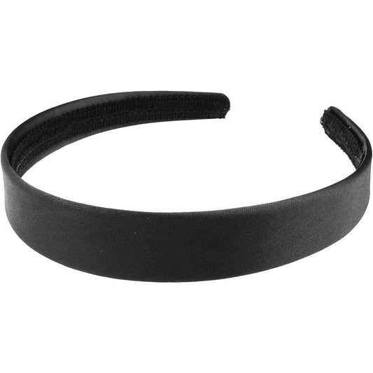 Ladies Men's 2.5cm Satin Wide Headband Alice Band