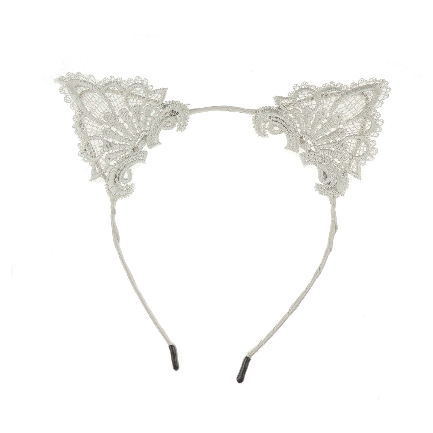 Girls Ladies Fancy Dress Lace Party Deeley Bopper Headband Cat Ears