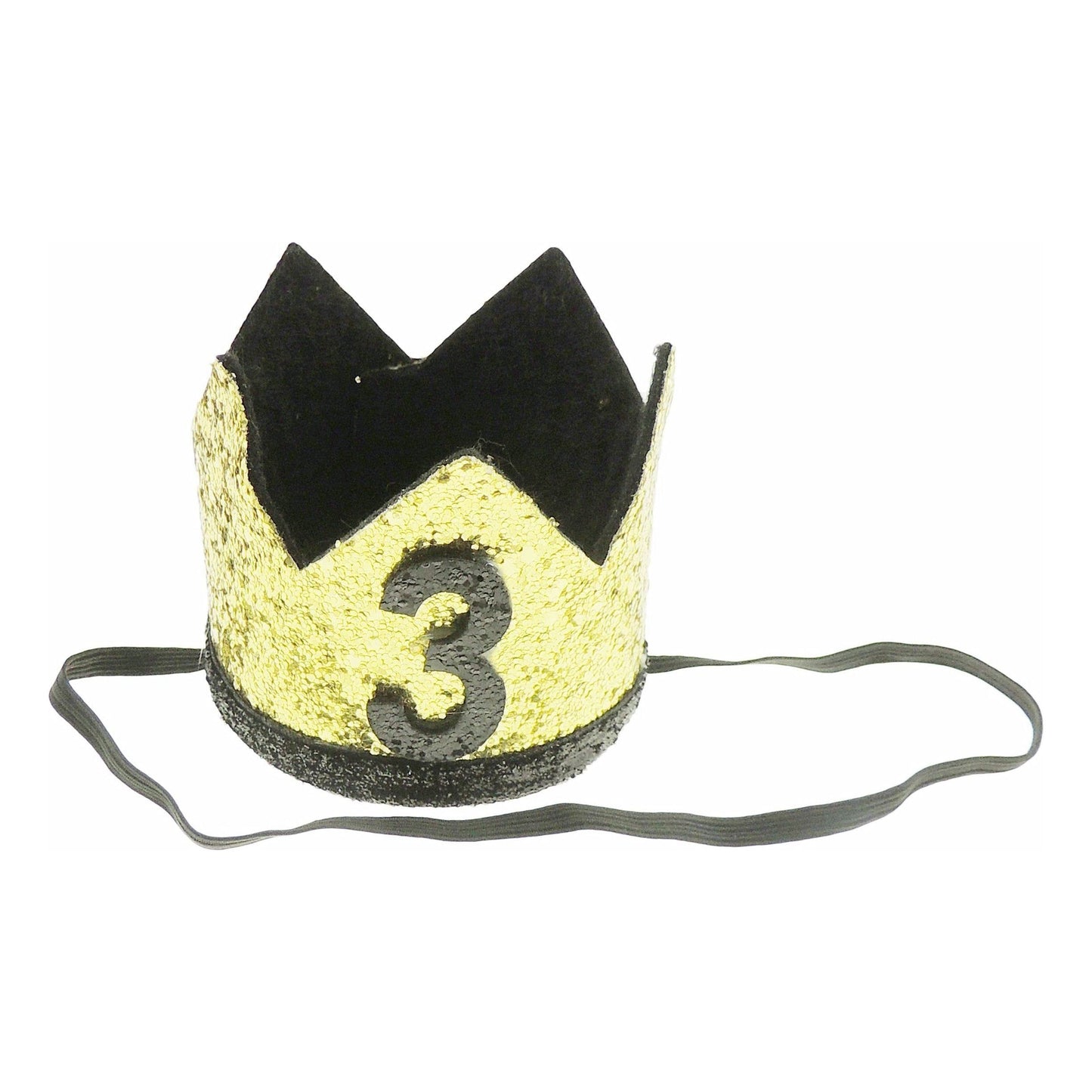 Boys Girls Cat Dog Pet Glitter 3rd 3 Three Years Old Birthday King Crown Princess Tiara Costume Party Photo Prop Headband Hat