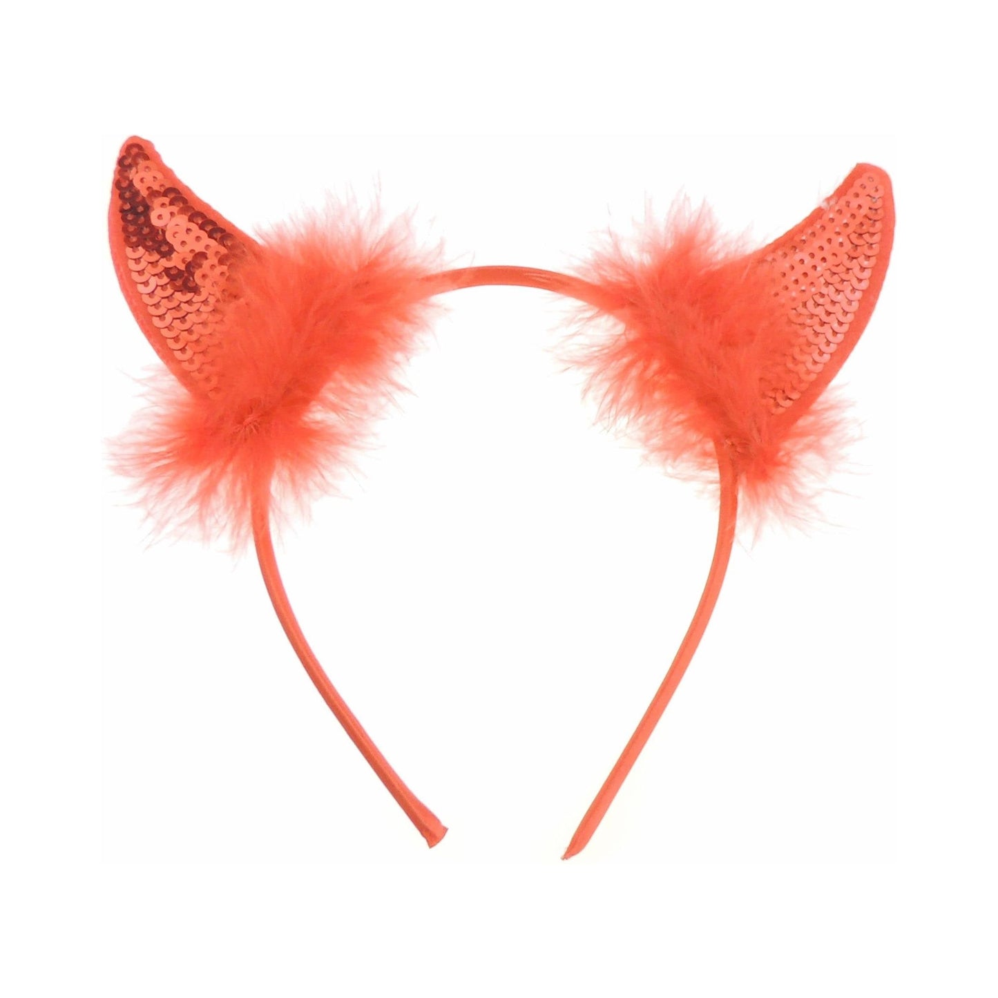 SMALL HEAD WOMEN Unisex Girls Fancy Dress Party Role Play Costume Gothic Christmas Hen Do Halloween Accessory Deely Deeley Bopper Headband Hairband Hair Alice Band Devil Satan Red Sequin Horns