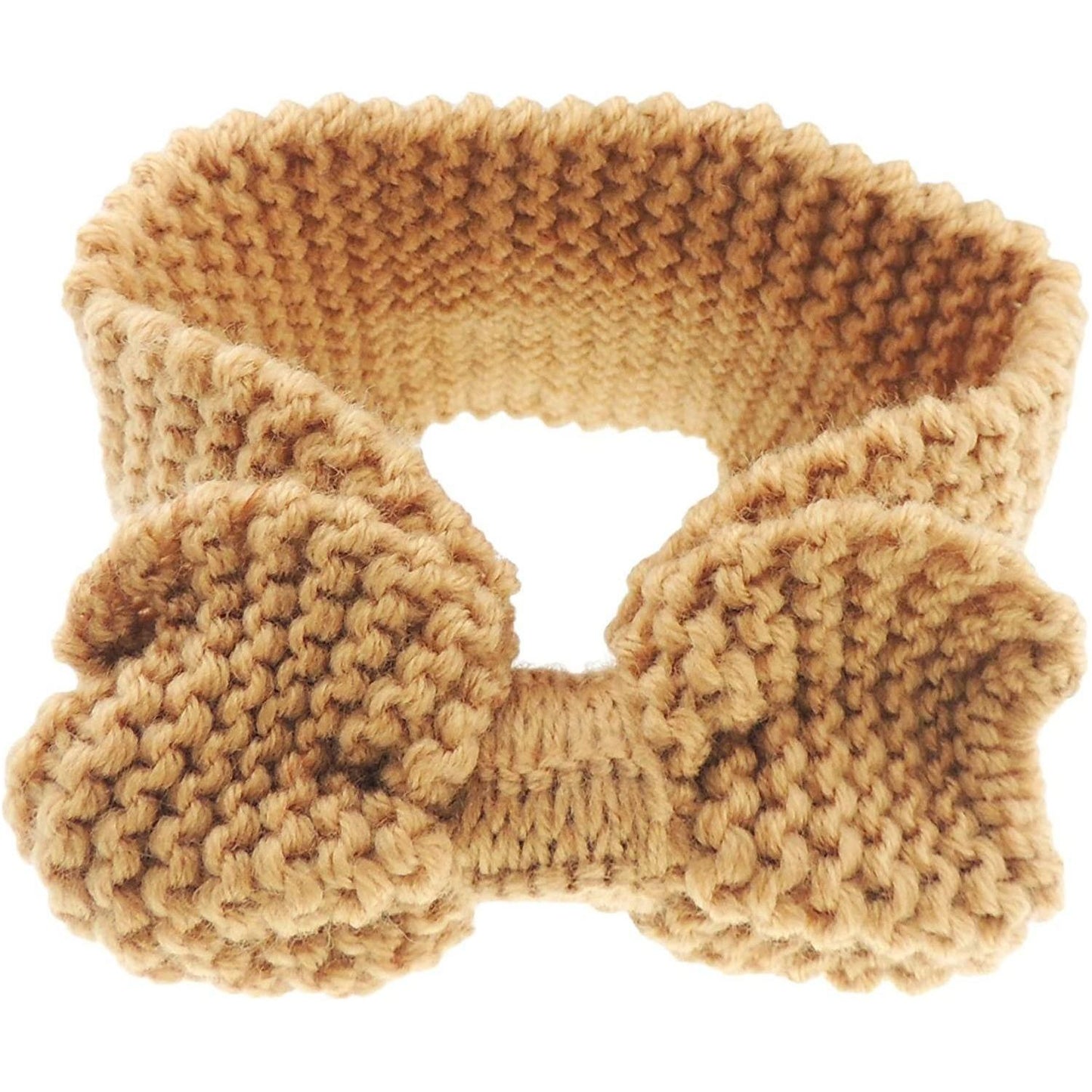 Ladies Warm Winter Knit Bow Detail Headband Wrap Ear Muffs