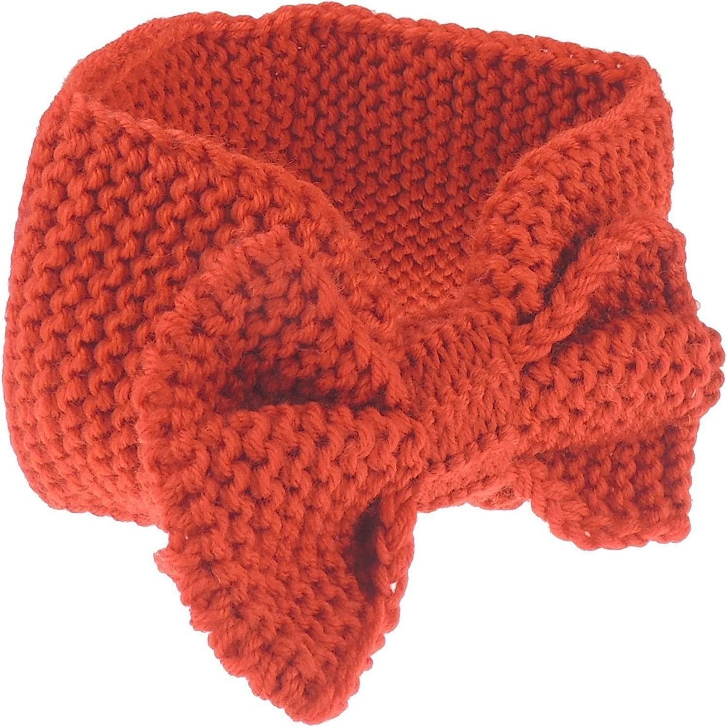 Ladies Warm Winter Knit Bow Detail Headband Wrap Ear Muffs