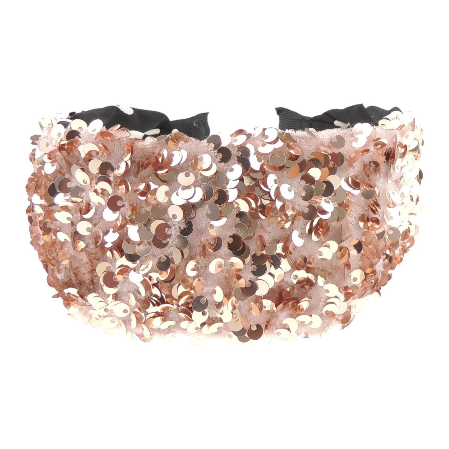 Ladies Sparkly Sequin Covered Evening Party Extra Wide Headband Alice Band