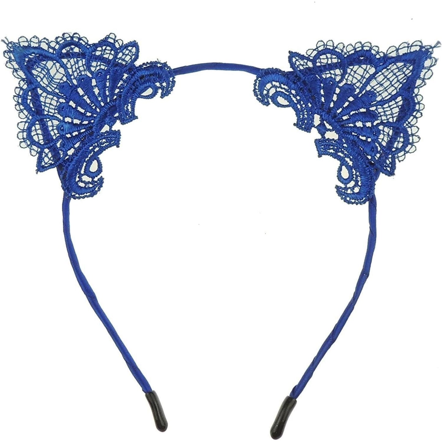 Girls Ladies Fancy Dress Lace Party Deeley Bopper Headband Cat Ears