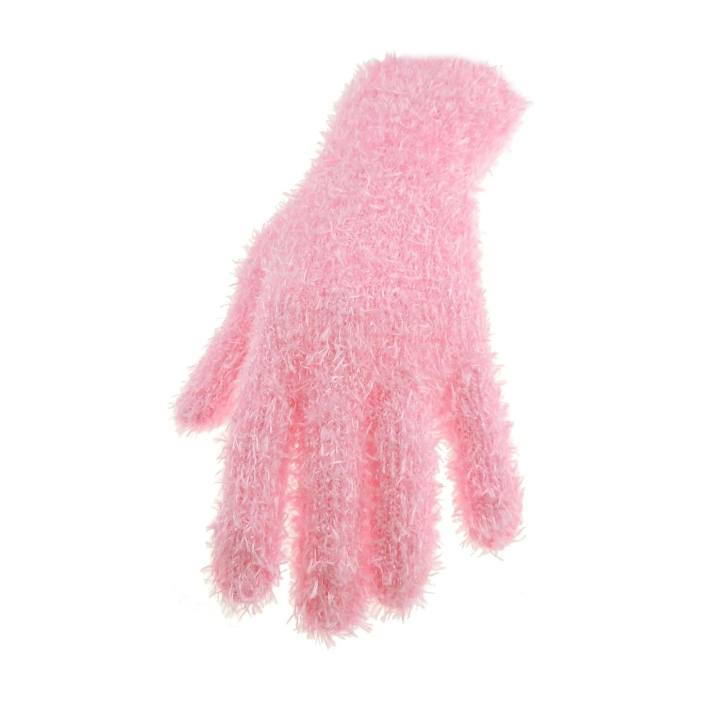 Unisex Childrens Kids Boys Girls Knit Feather Soft Warm Stretchy Magic Full Finger Gloves Mittens for Birthday Christmas School Gift Party Bag Ideas 7 8 9 10 11 12 13 14years