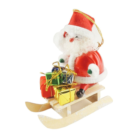 Italian Hand Blown Glass Keepsake Christmas Tree Ornament Bauble Santa Snowman Sleigh Present