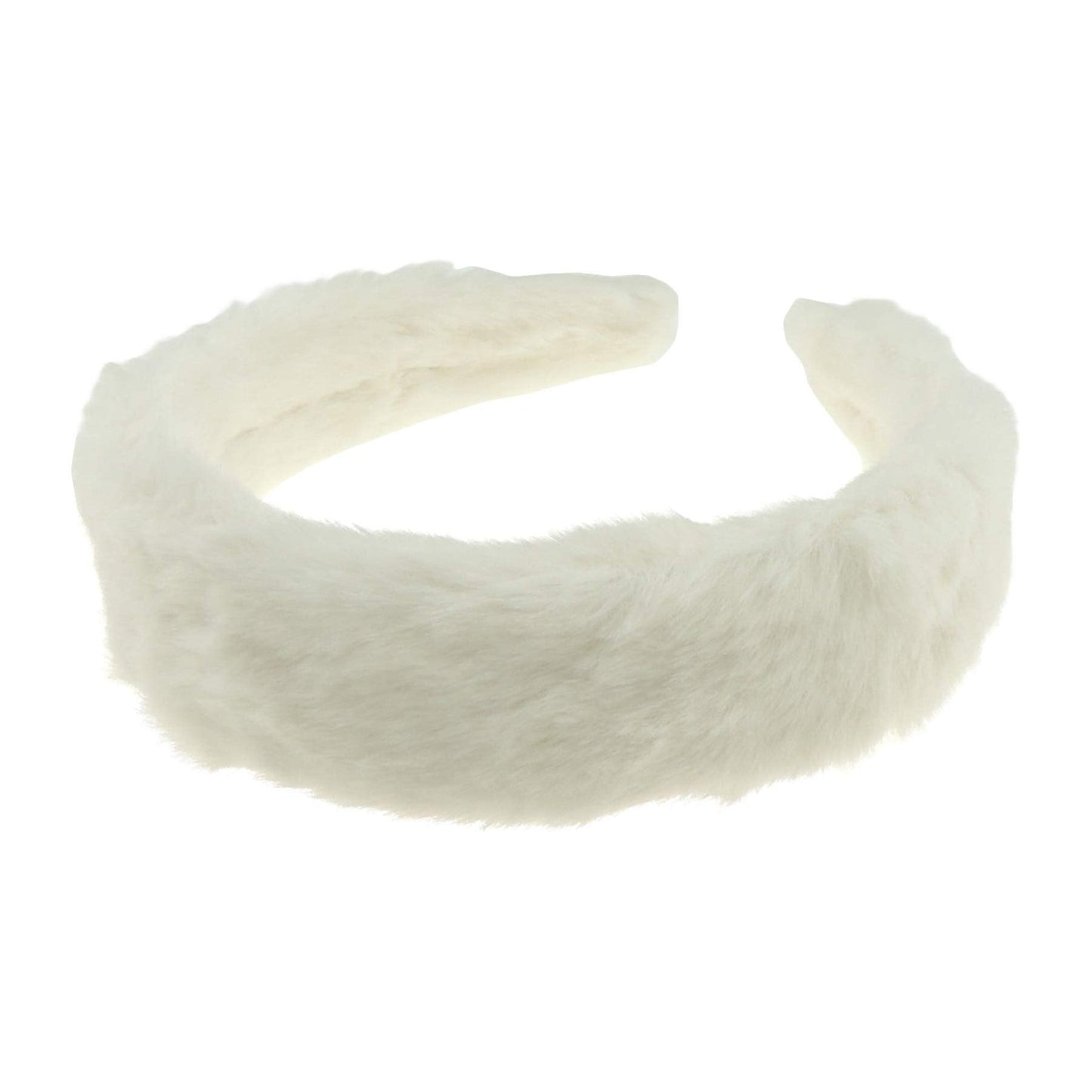 Ladies Wide Soft Faux Fur Fabric Winter Festive Headband Alice Band