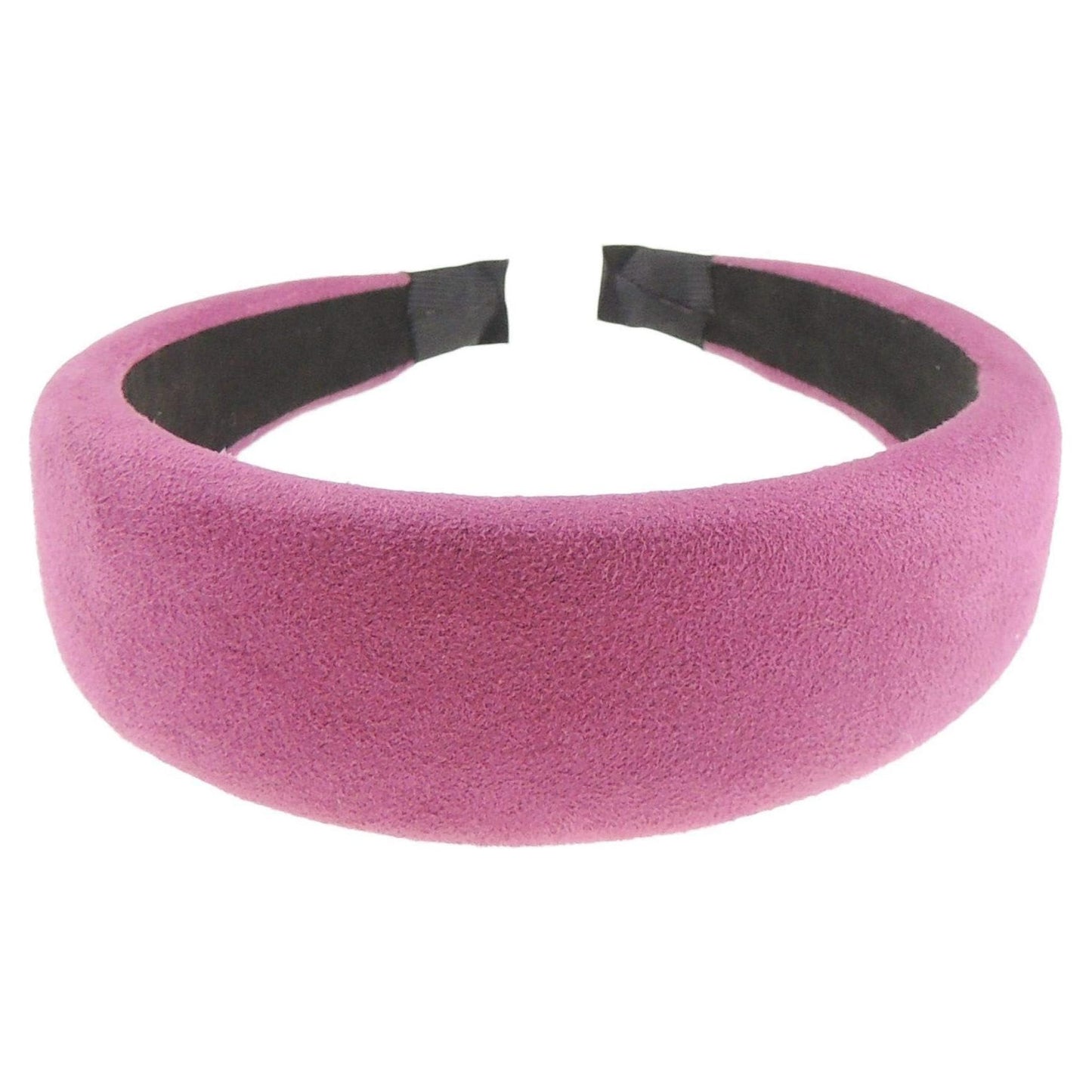 Ladies Wide Suede Look Slightly Padded Fashion Headband Alice Band