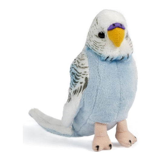 Glamour Girlz Baby Girl Boy Newborn Kids Childrens Child Animal Dog Blue Green Bird Budgie Budgerigars Parrot Parakeet Birthday Gift Idea SMALL Plush Cuddly Soft Stuffed Toy With Sound