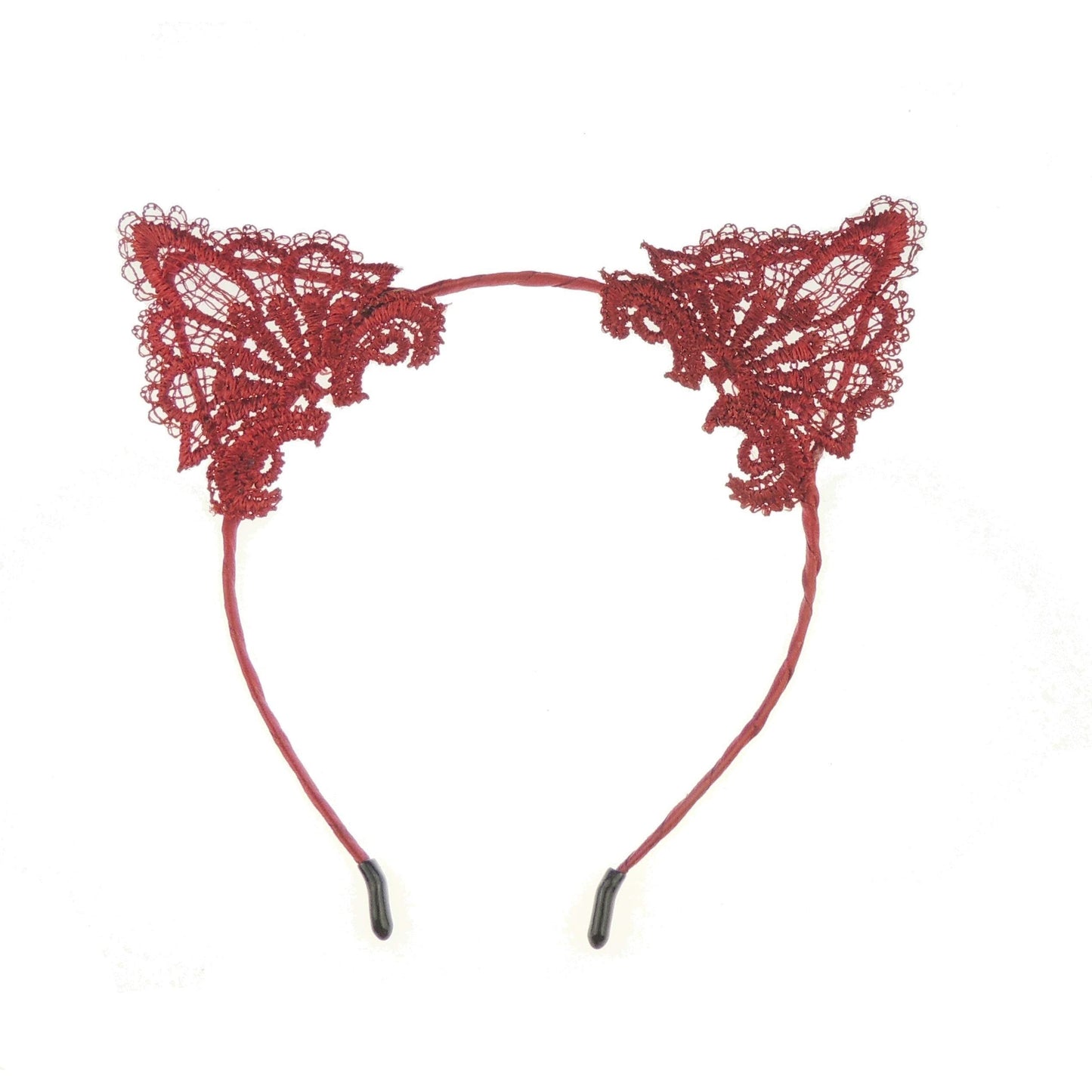 Girls Ladies Fancy Dress Lace Party Deeley Bopper Headband Cat Ears