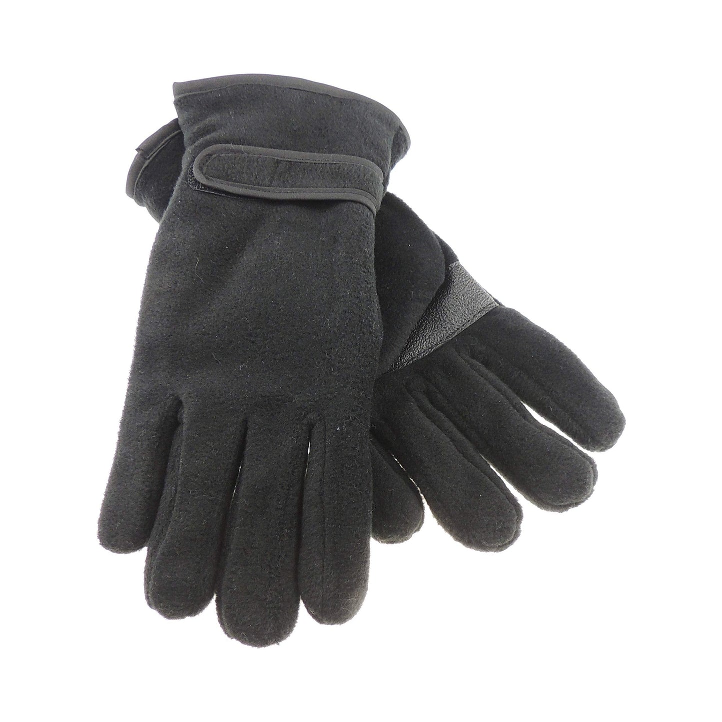 Mens Soft Fleece Thermal Lined Full Finger Wooly Stretchy Warm Winter Outdoor Cycling Work Hiking Cold Weather Skiing Snowboarding Christmas Birthday Gift Idea Hand Warmers Gloves