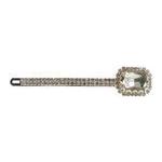 Ladies Sparkly Large Stone Hair 9cm Grip Clip Slide