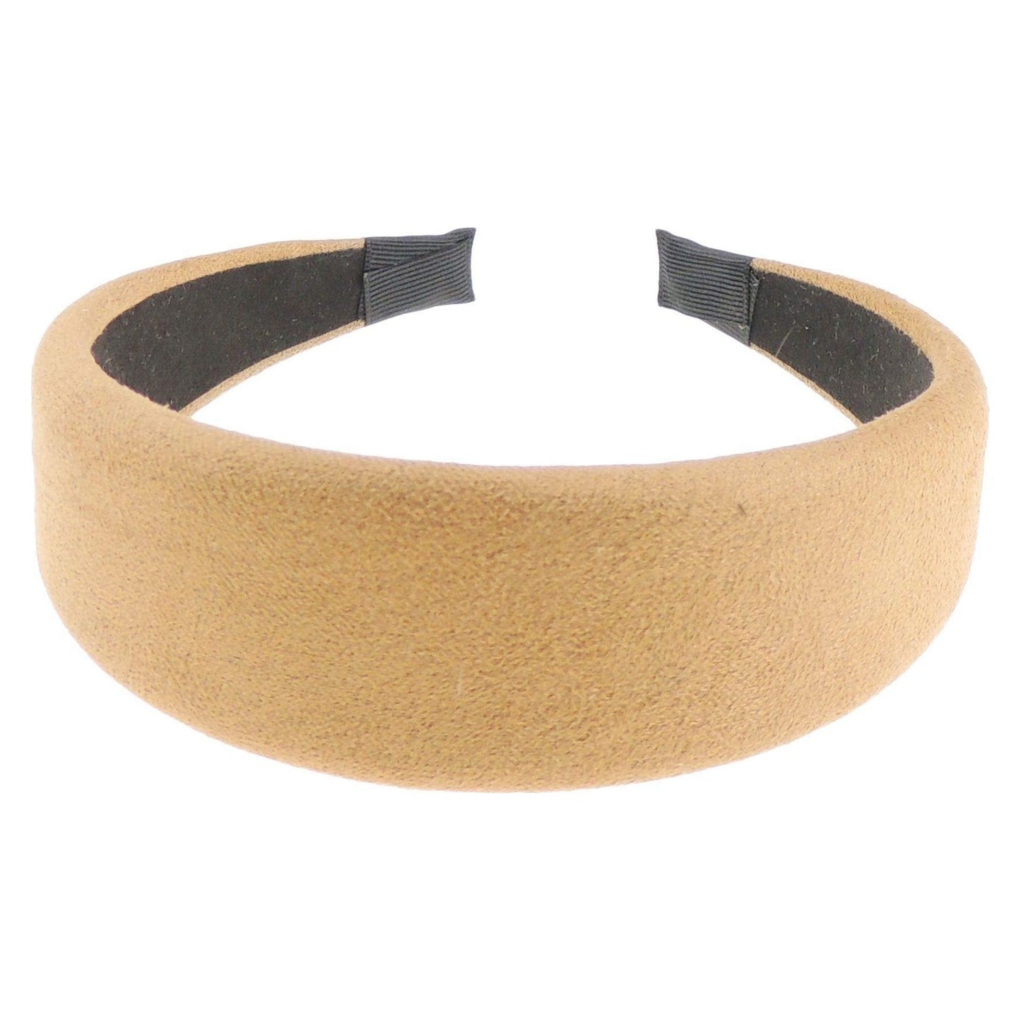 Ladies Wide Suede Look Slightly Padded Fashion Headband Alice Band