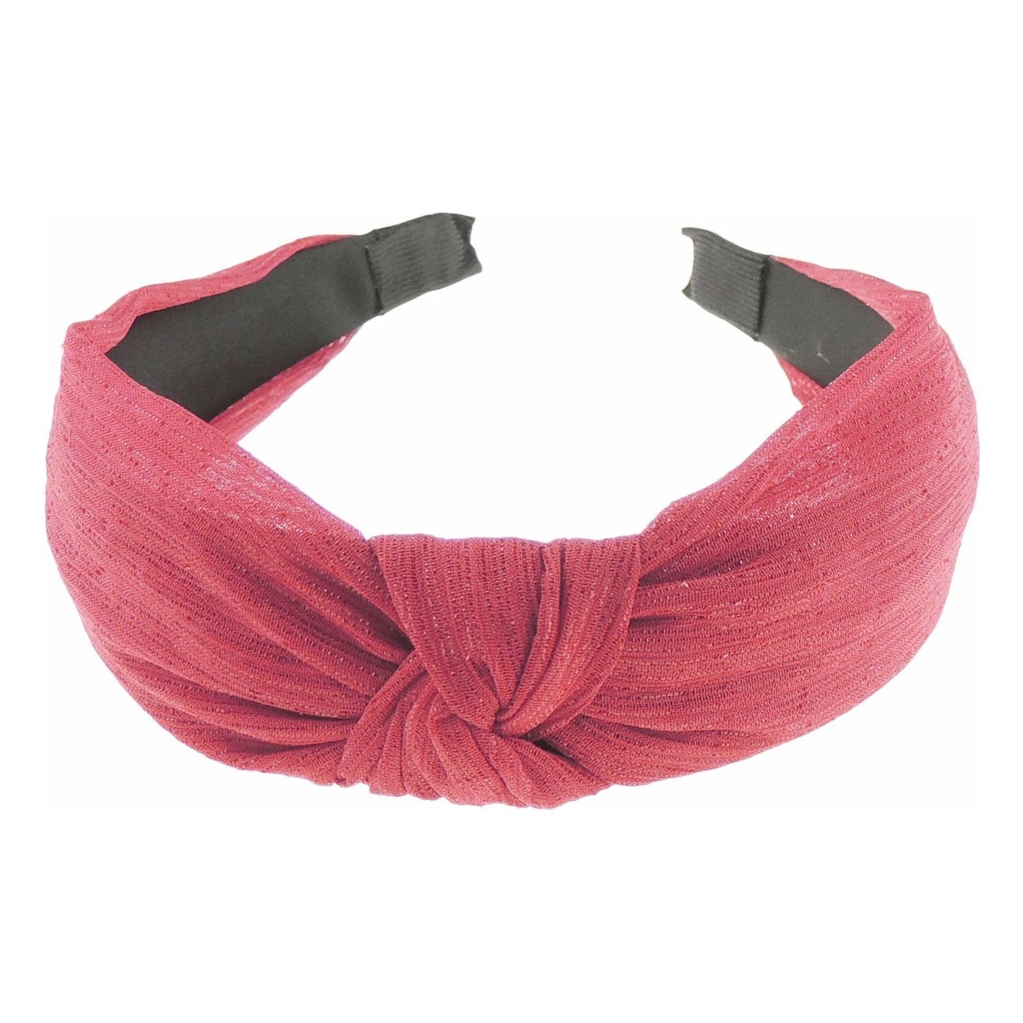 Ladies Glitter Thread Chiffon Look Top Knot Headband Alice Band