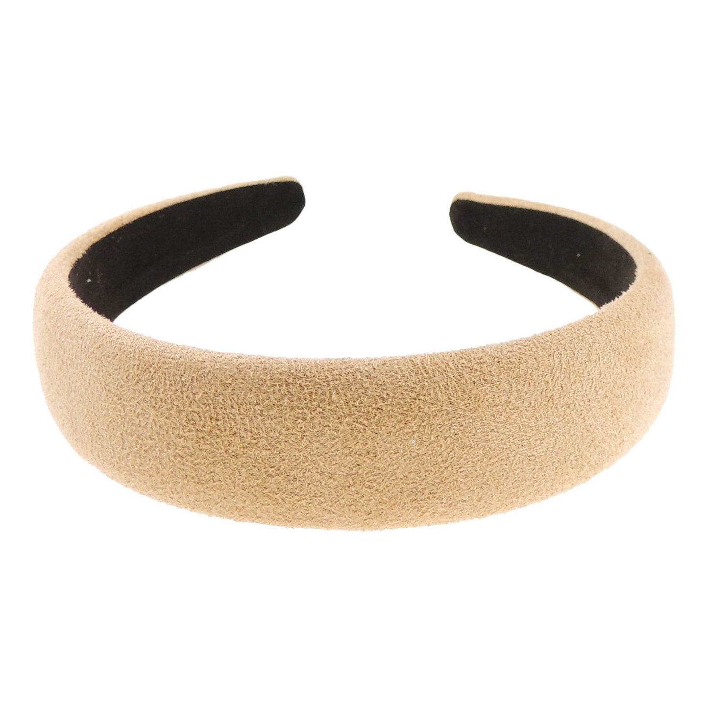 Ladies Wide Suede Look Block Colour Headband Alice Band