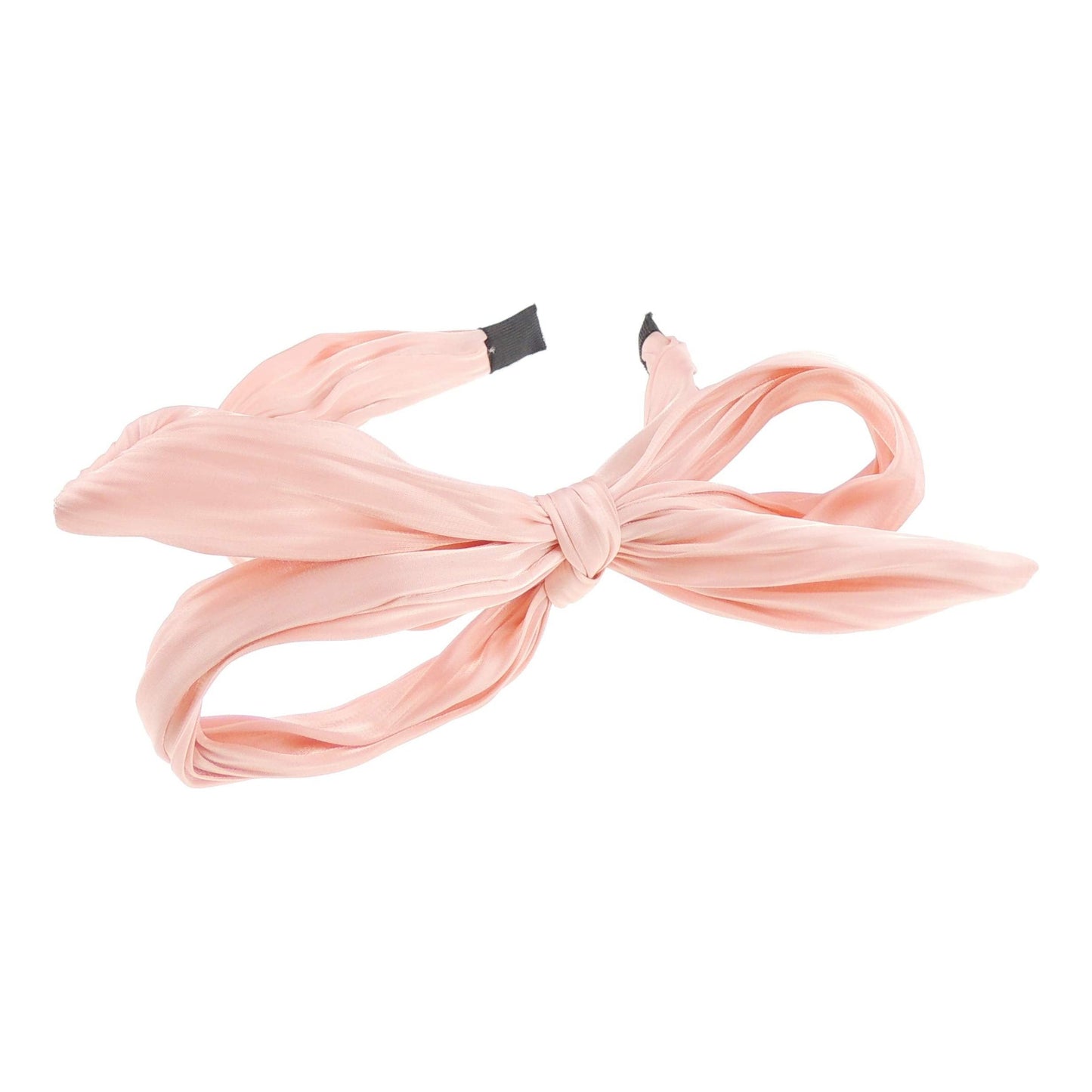 Ladies Girls Evening Shimmer Chiffon Large Bow Headband Alice Band