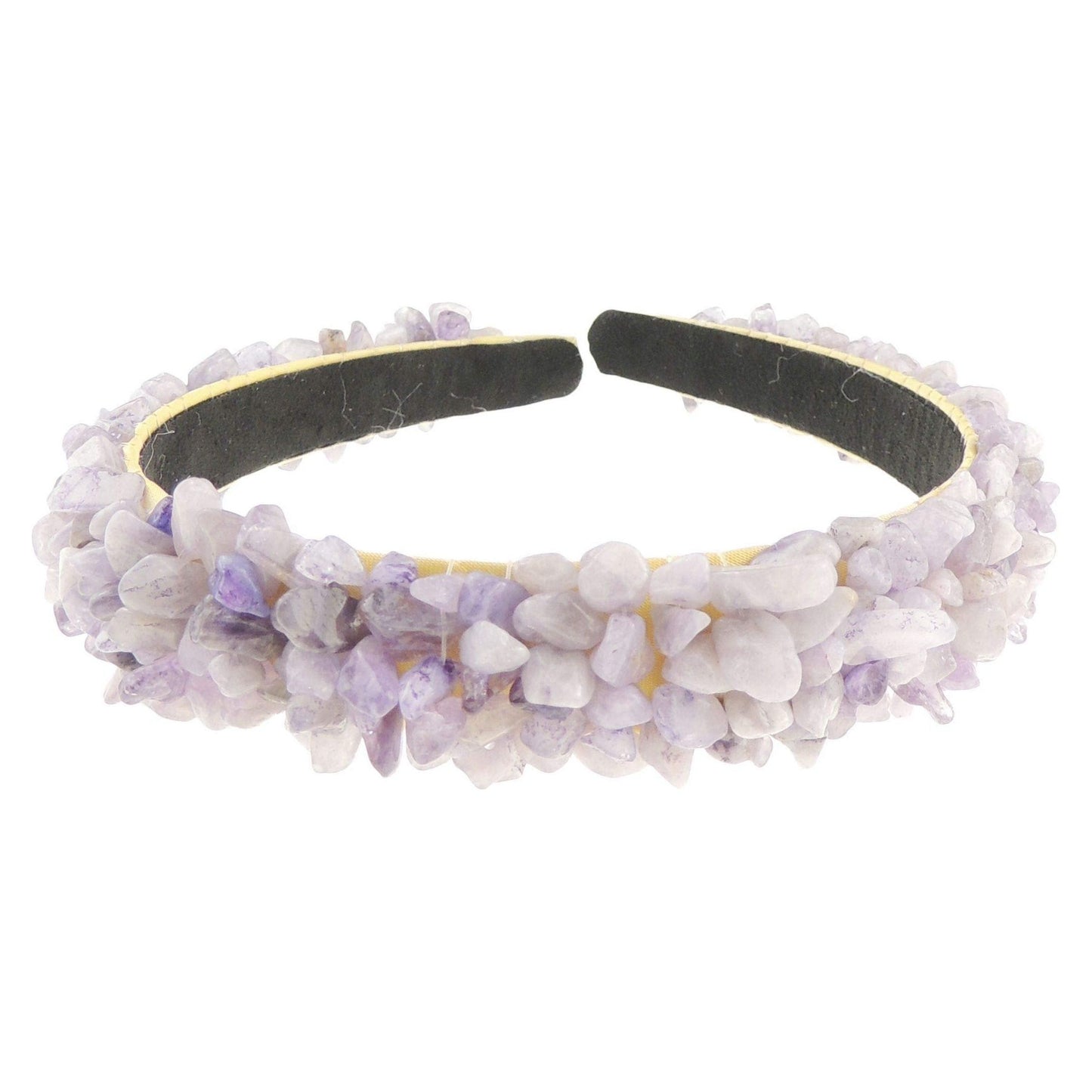 Ladies Coral Stone Rock Look Encrusted 2cm Headband Alice Band