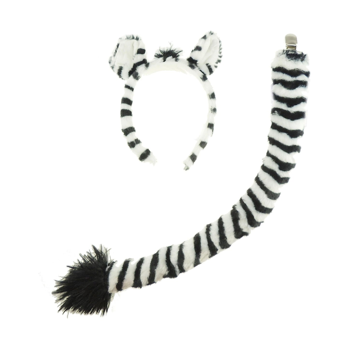 Cute Plush Faux Fur Fancy Dress Up Party Role School Play Cosplay Costume Christmas Halloween Deely Deeley Bopper Animal Headband Hairband Hair Alice Band Ears & Tail Set